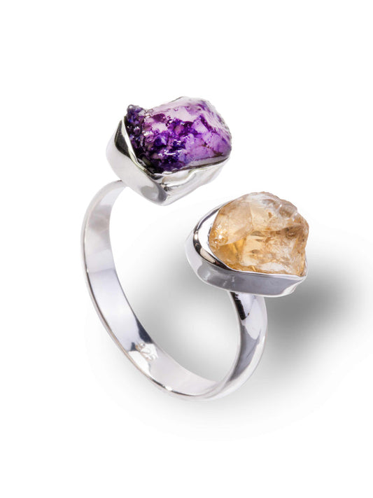 Silver Rings - Double Stone - Various