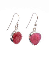 Load image into Gallery viewer, Silver Earrings - Single Stone - Various
