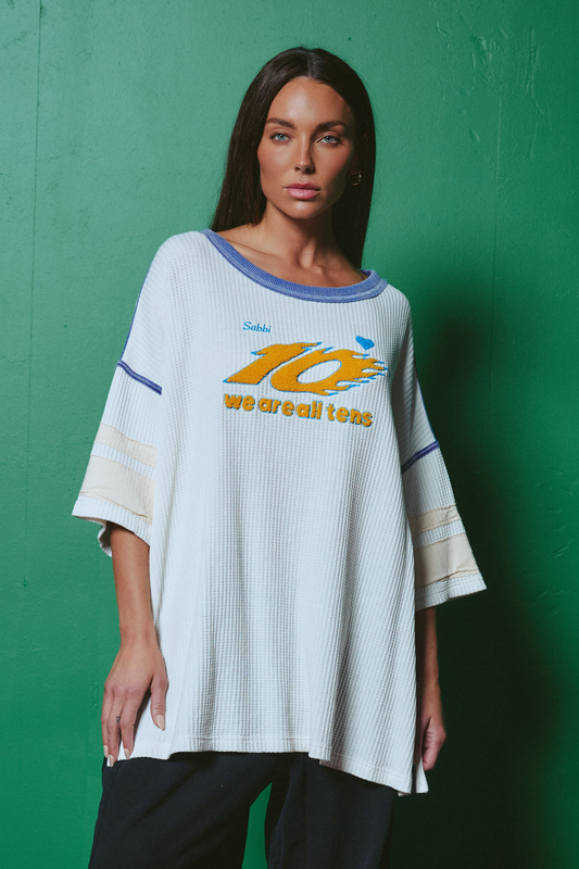 Sabbi - The Ten Energy Tee - Off White