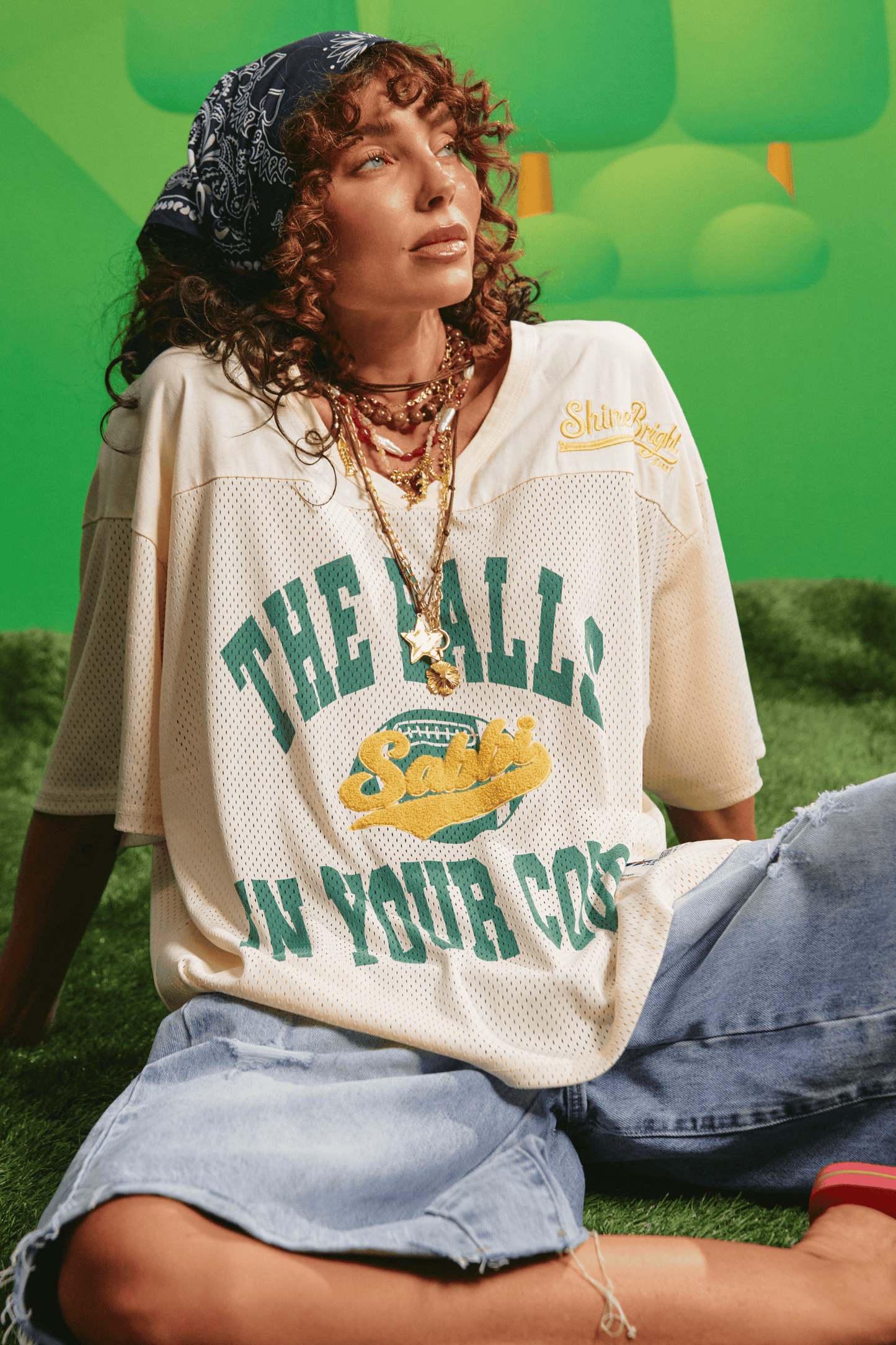 Sabbi - THE COURT SIDE MESH TEE