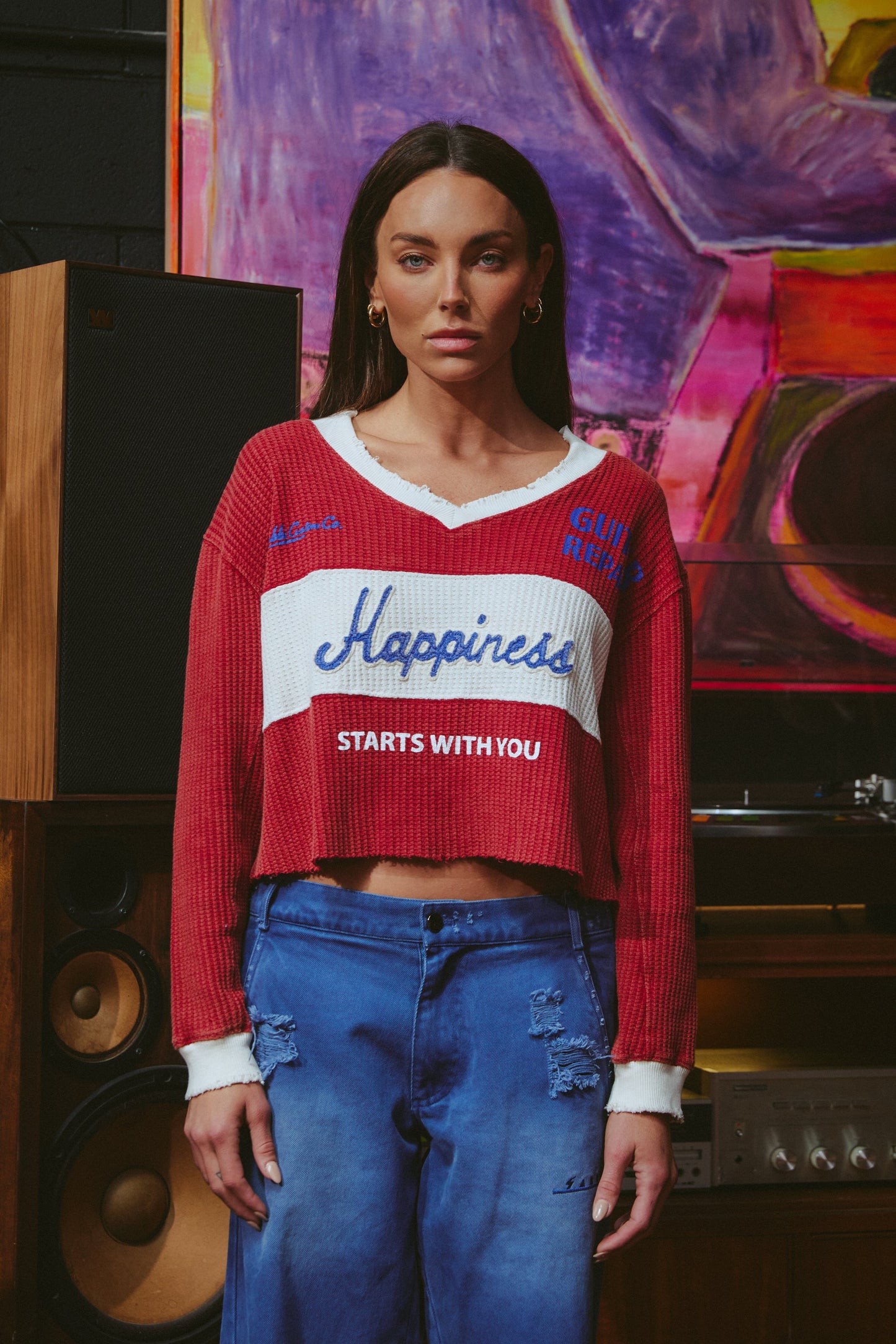 Sabbi - THE HAPPINESS TOP - MAROON