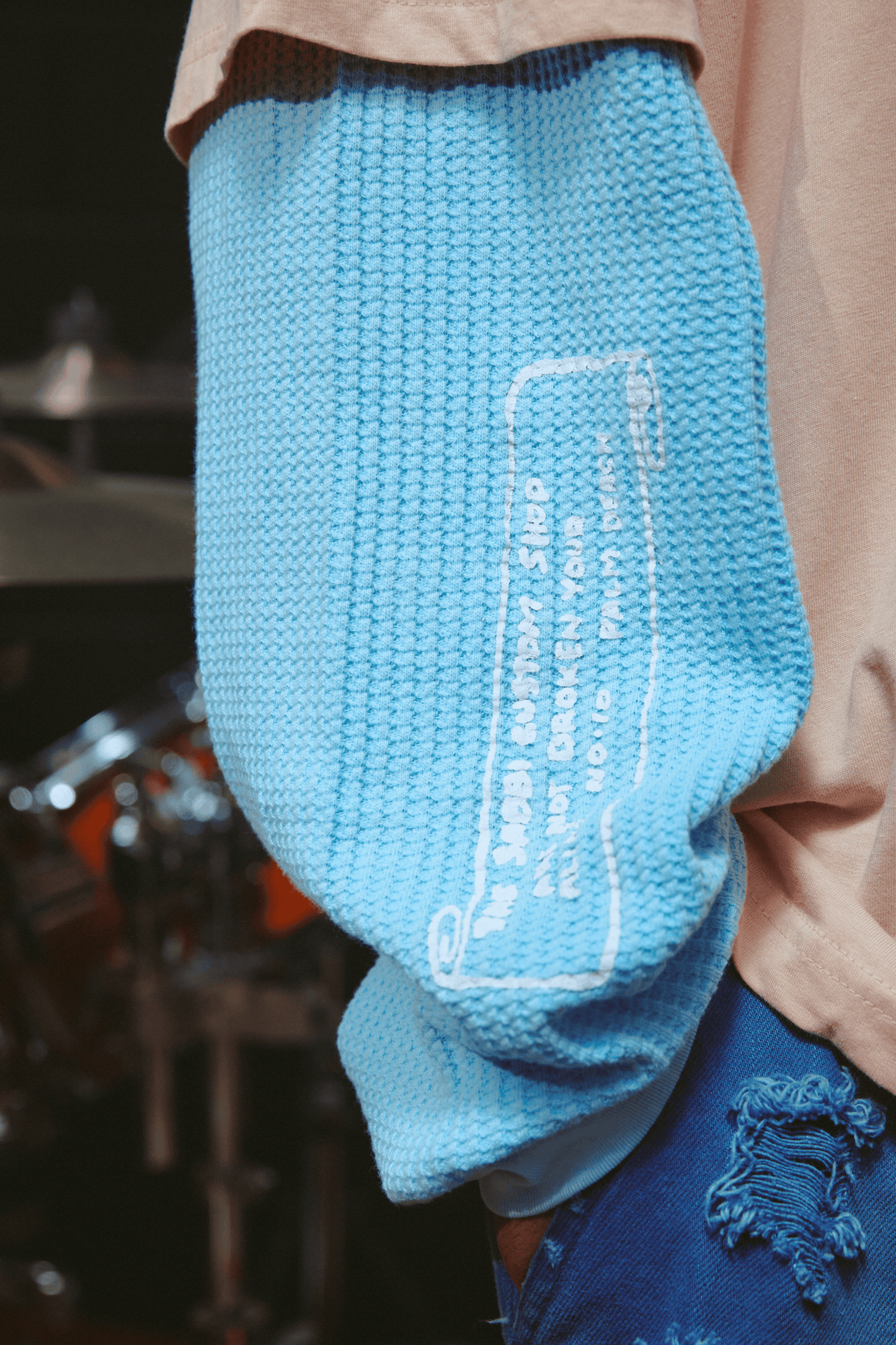 Sabbi - THE LONG SLEEVE SABBI CUSTOM TEE - APRICOT