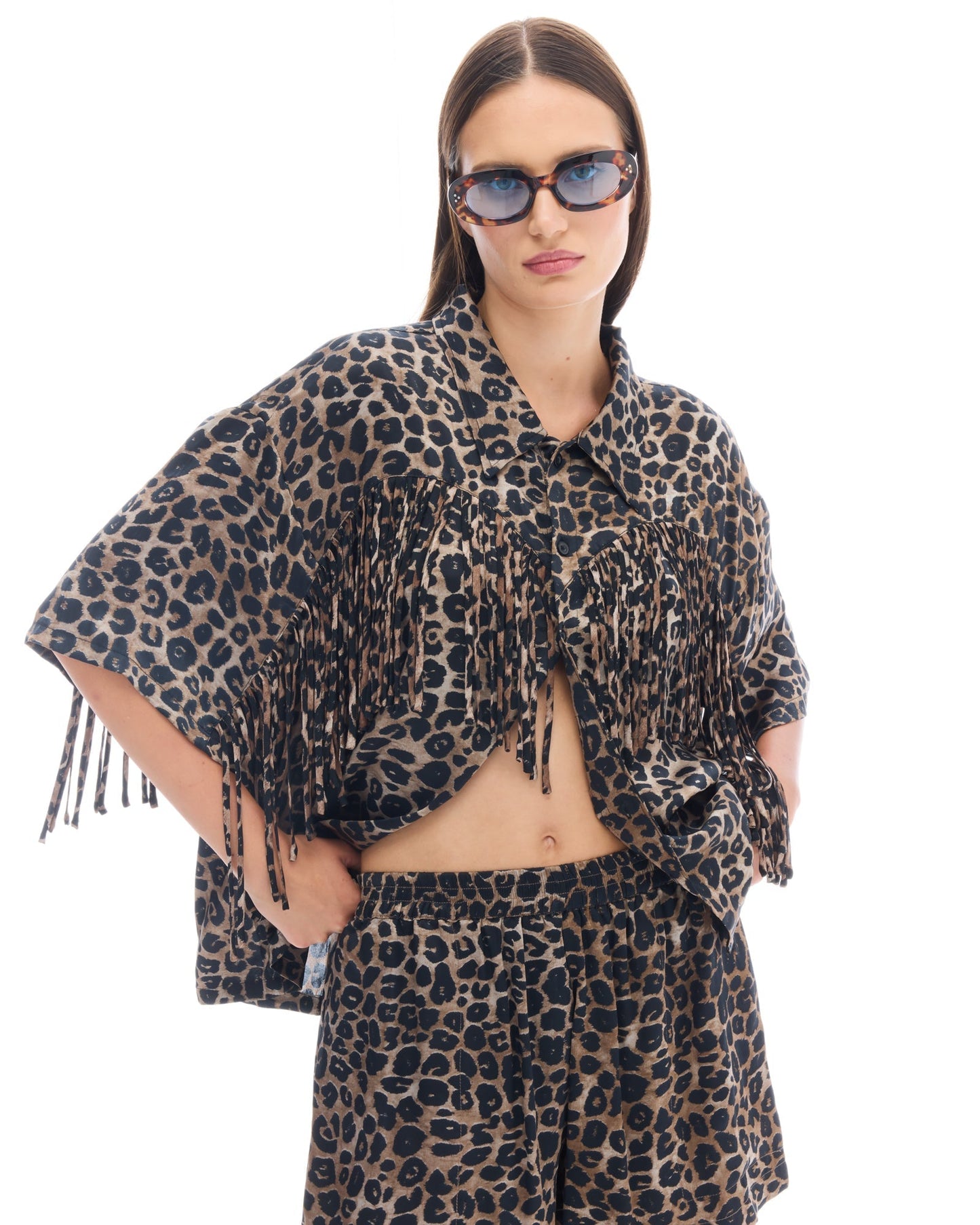 The Tales - Ibiza Animal Fringed Shirt