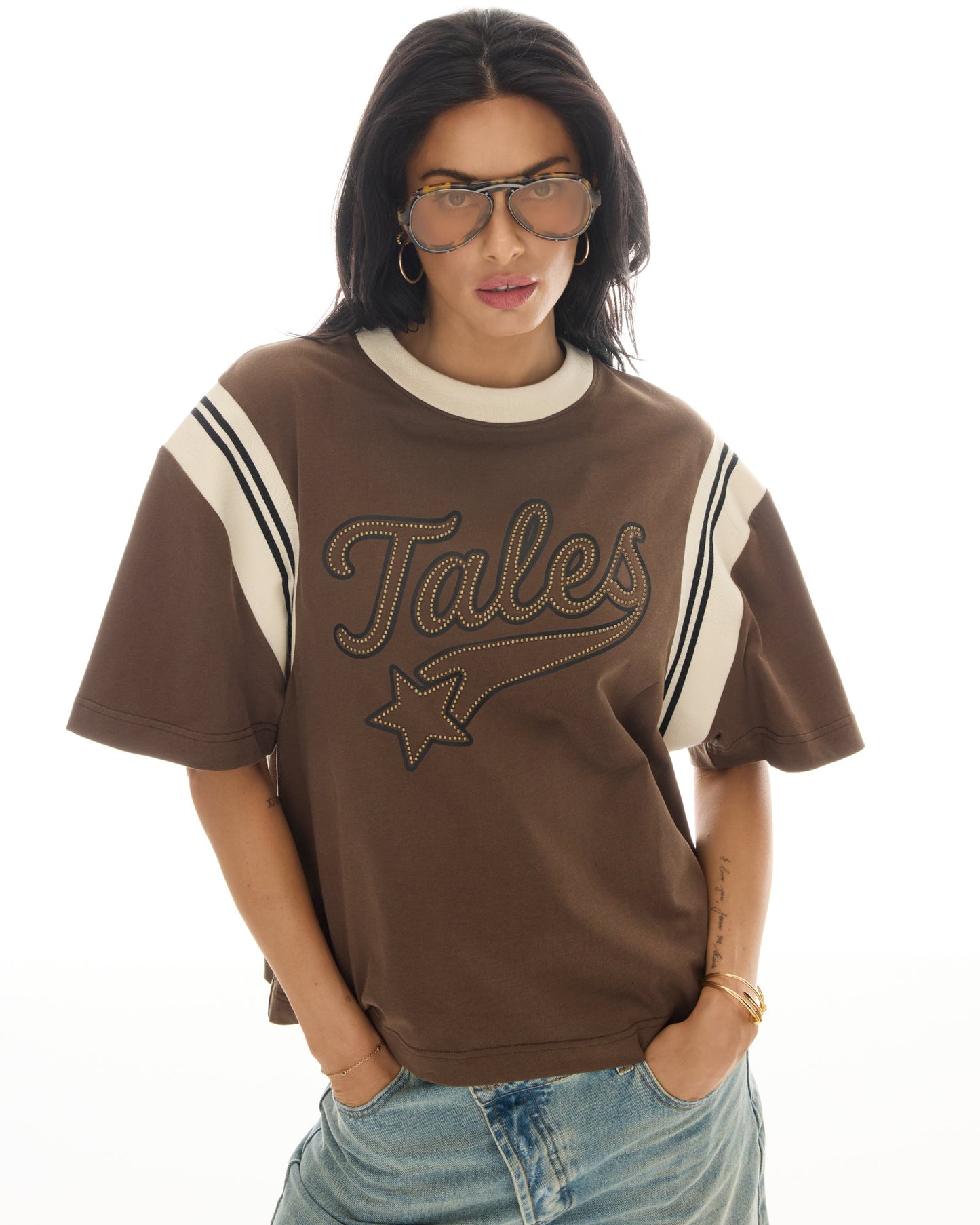 The Tales - Exaggerated Sports Studded Tales Tee