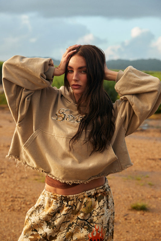 Sabbi - THE TREES COMPANY - CROP HOODIE