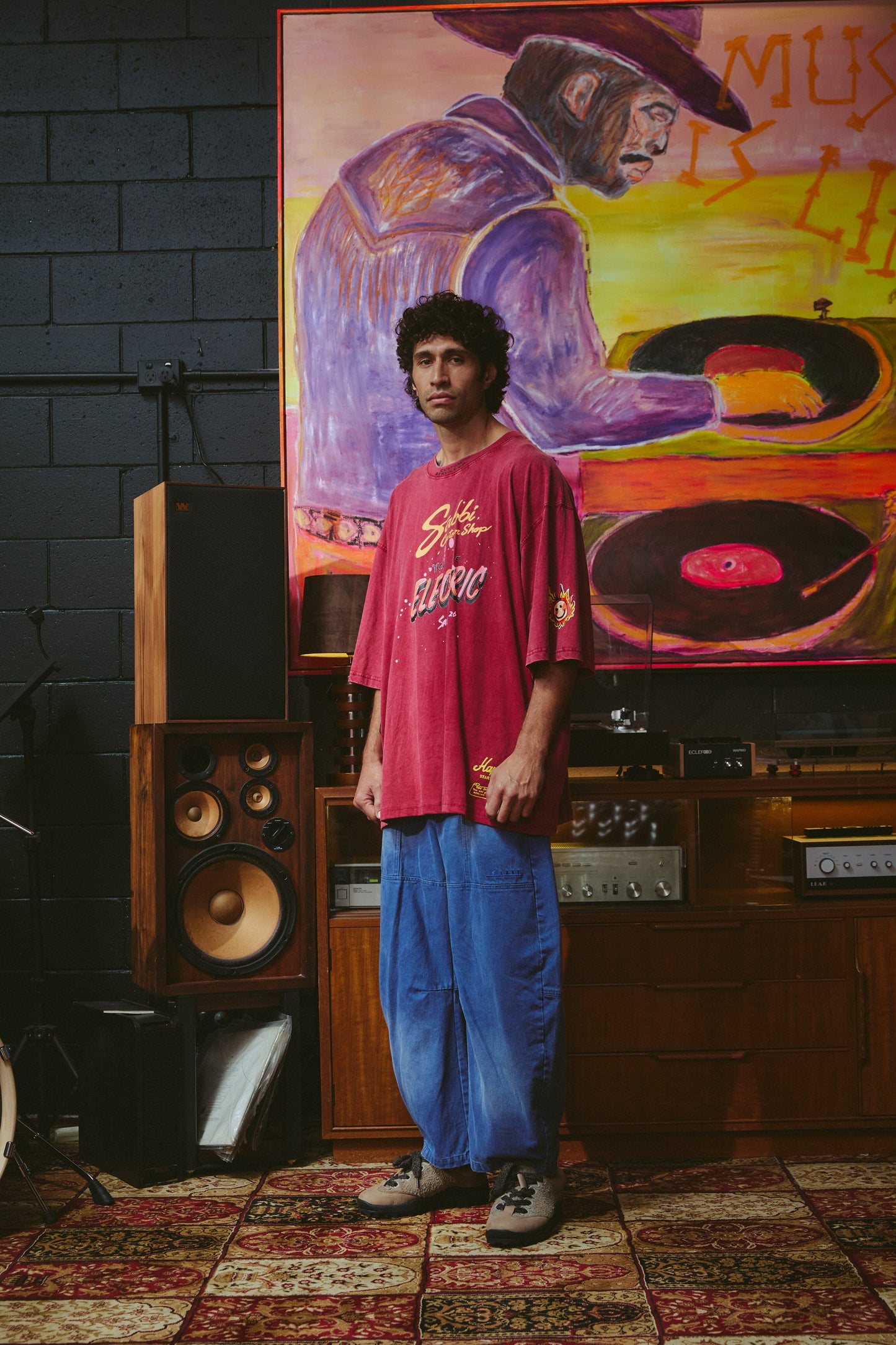 Sabbi - THE VERY OVERSIZED - YOU ARE ELECTRIC TEE