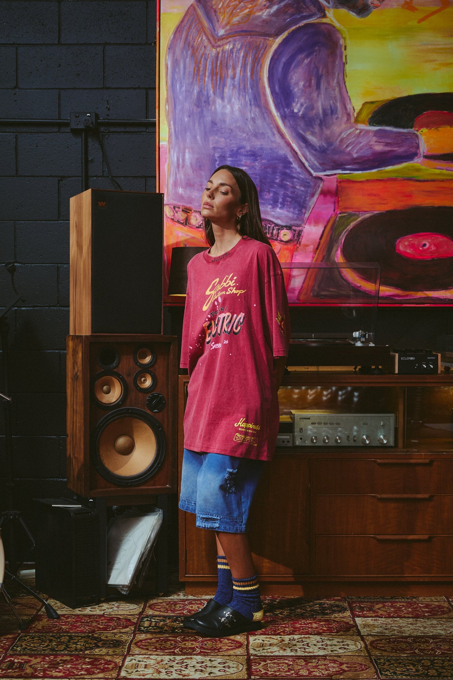 Sabbi - THE VERY OVERSIZED - YOU ARE ELECTRIC TEE