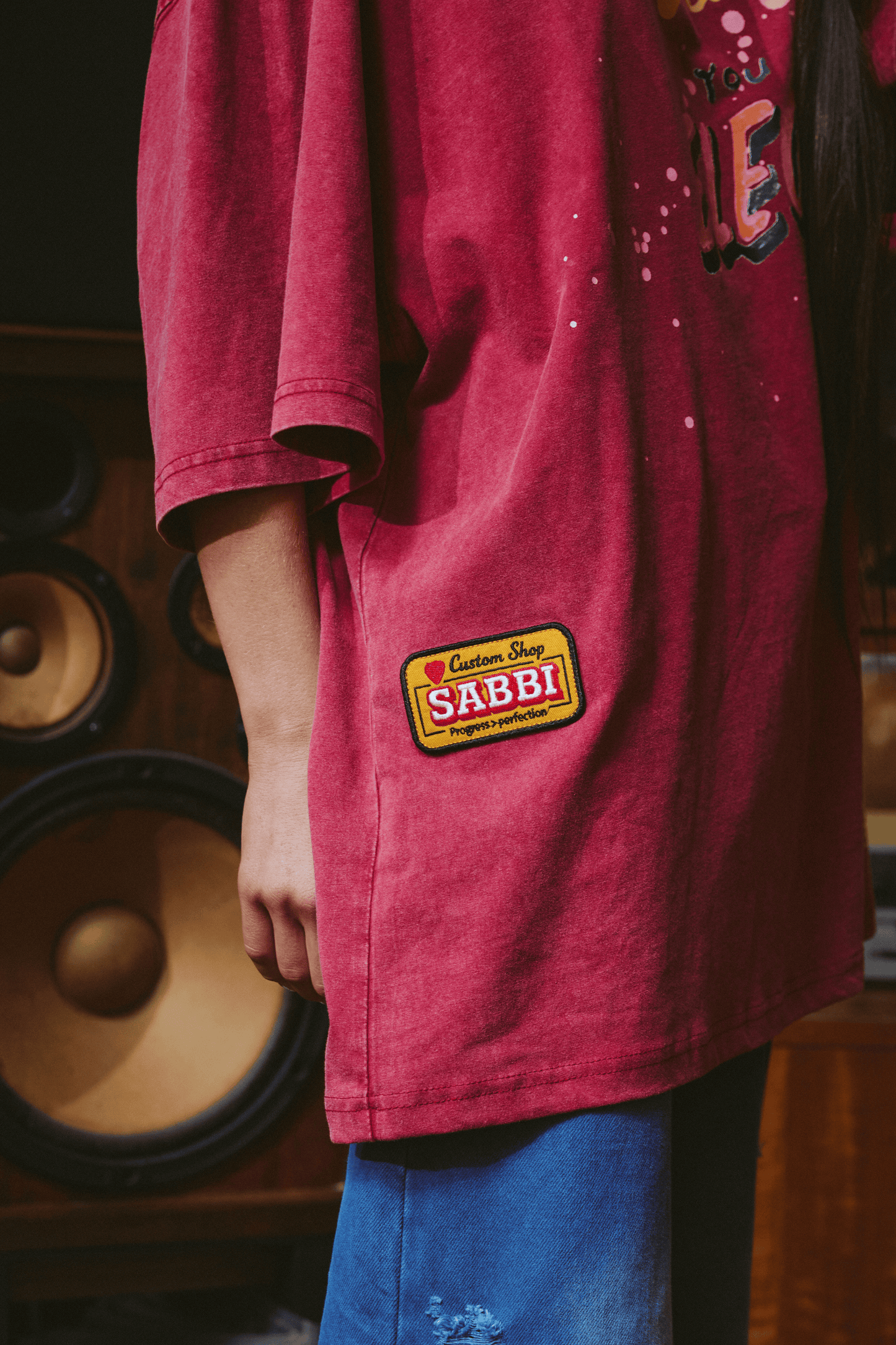 Sabbi - THE VERY OVERSIZED - YOU ARE ELECTRIC TEE
