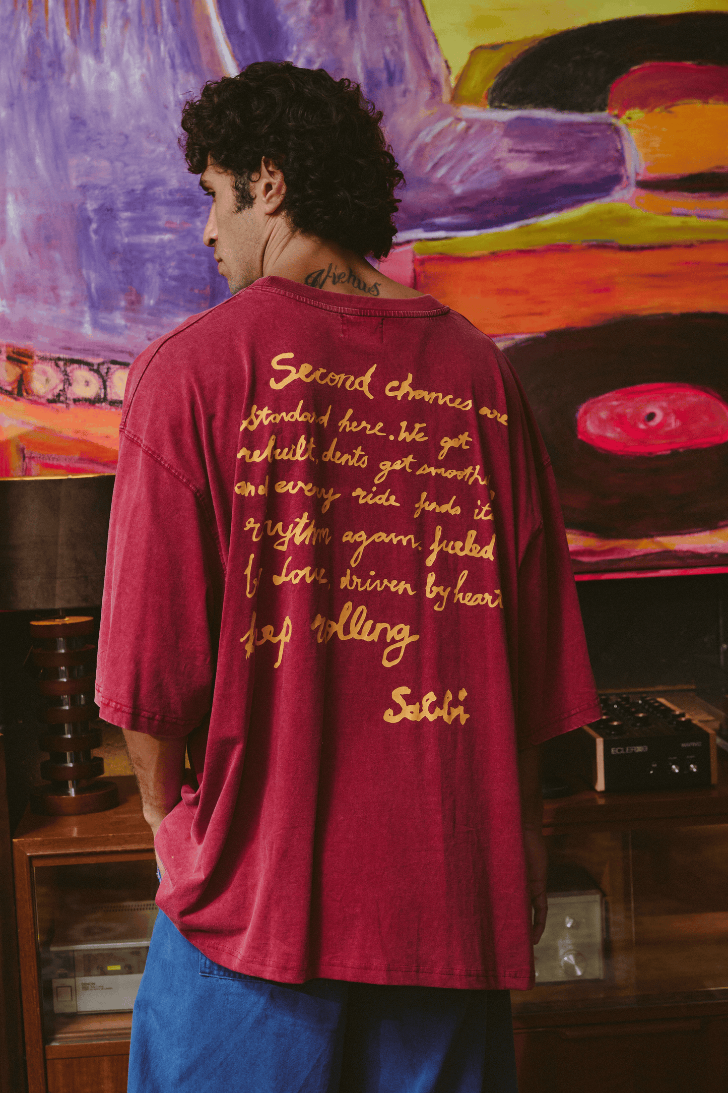 Sabbi - THE VERY OVERSIZED - YOU ARE ELECTRIC TEE