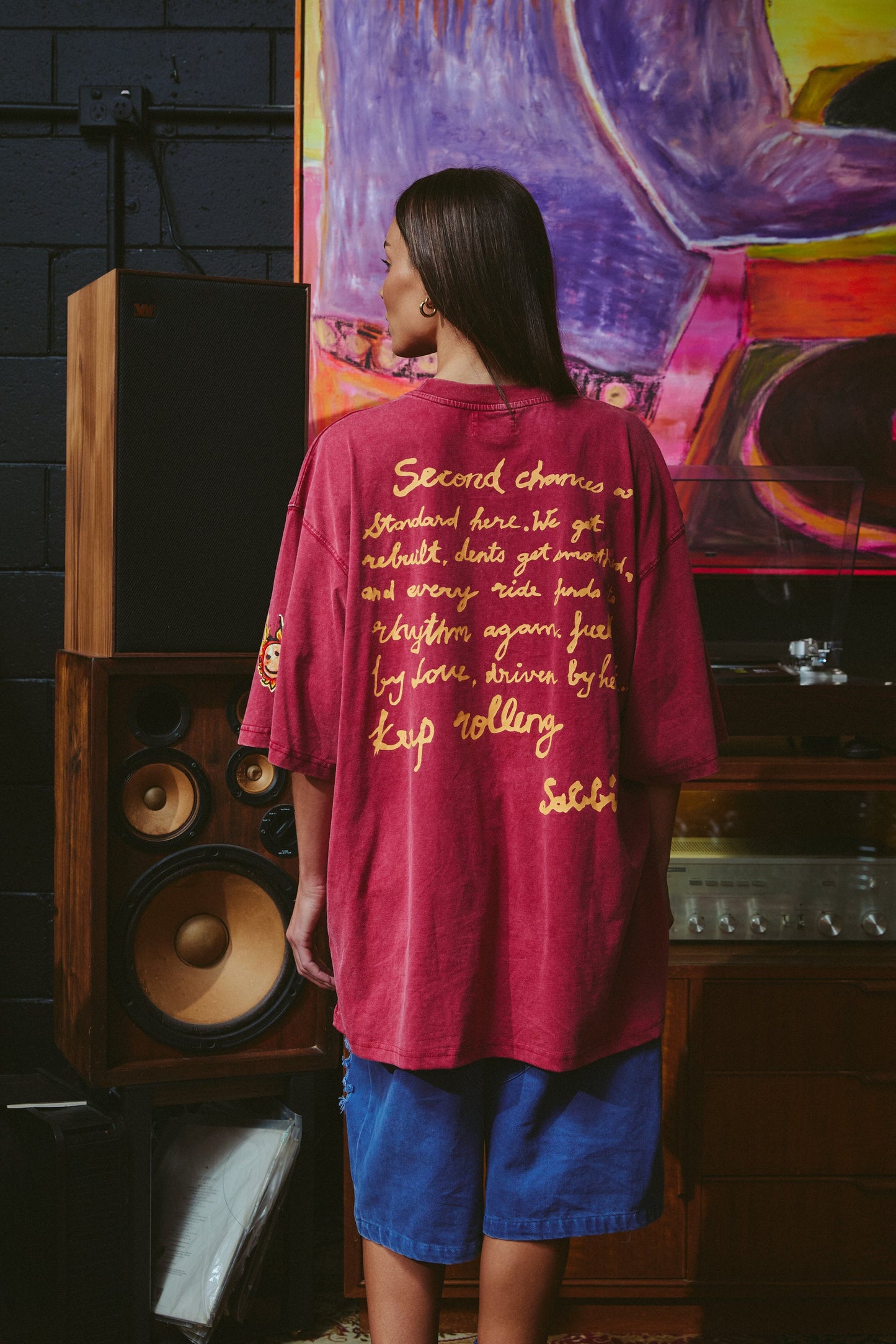 Sabbi - THE VERY OVERSIZED - YOU ARE ELECTRIC TEE