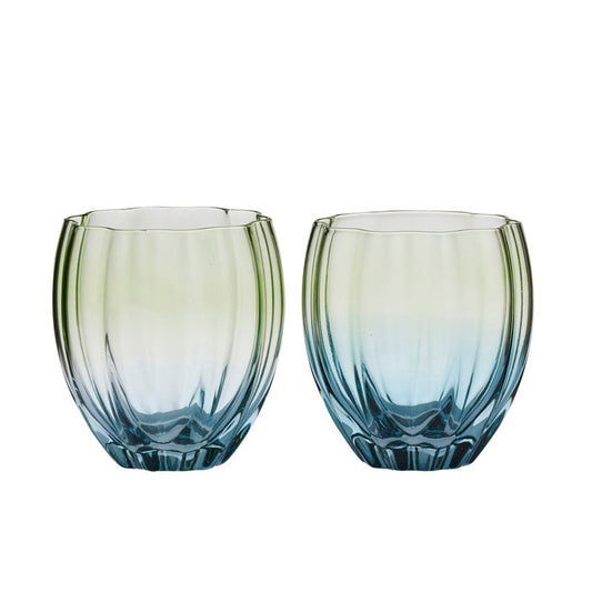 CTC - Lotti Tulip Tumbler Glasses S/2 - Green