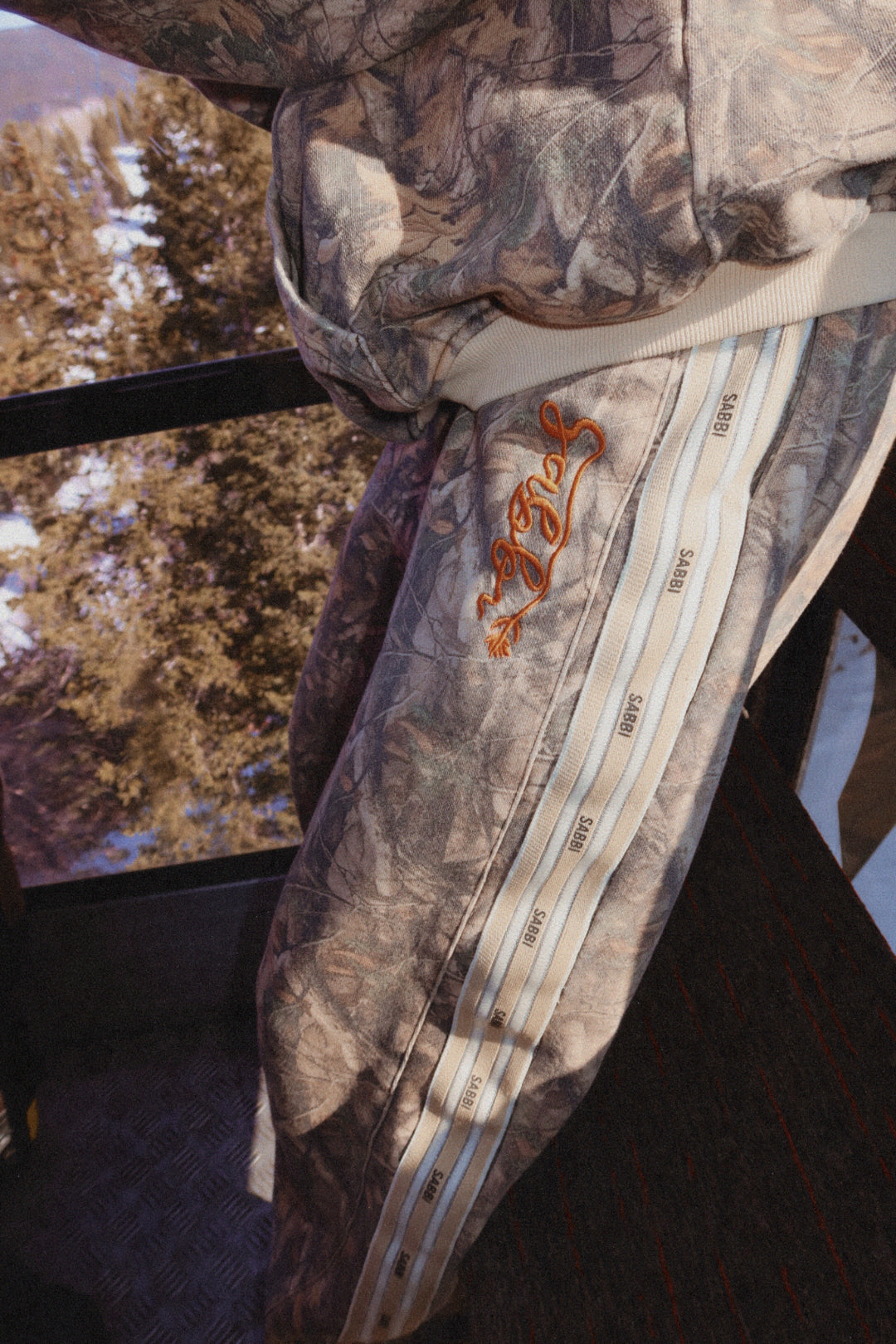 Sabbi - The Name Yourself Barrel-Leg Trackpants - Tree Camo