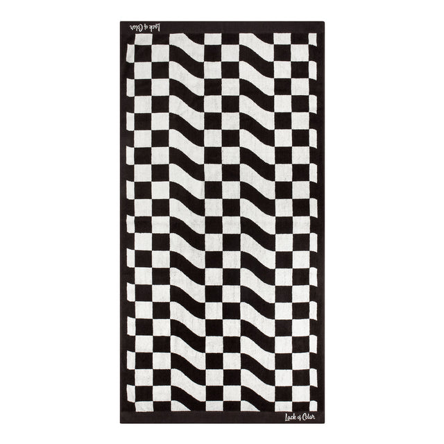 Lack Of Color - Tide Espresso - Beach Towel