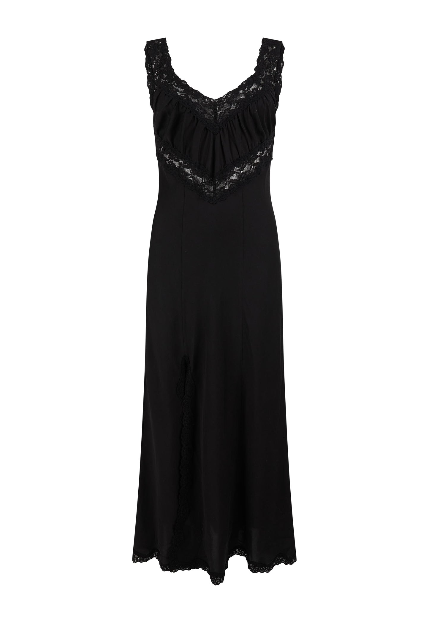 Spell - Vina Lace Slip Dress - Midnight