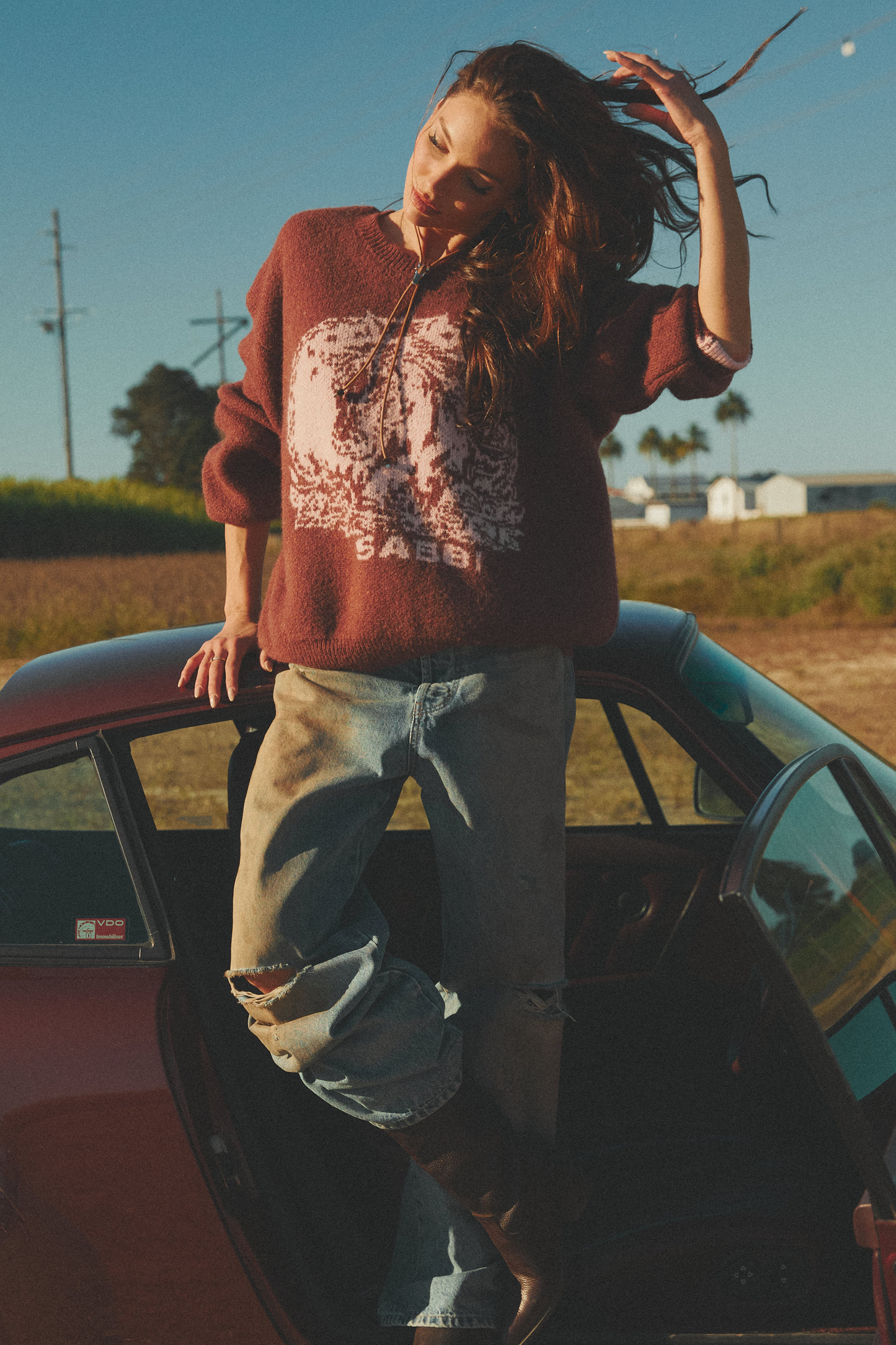 Sabbi - THE WHO THE BUCK CARES KNIT JUMPER - Dropping Weds 15/07/26 - 7pm