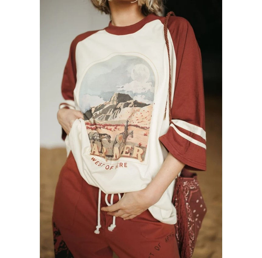 FARMER By Whitney - West of Here Raglan Tee