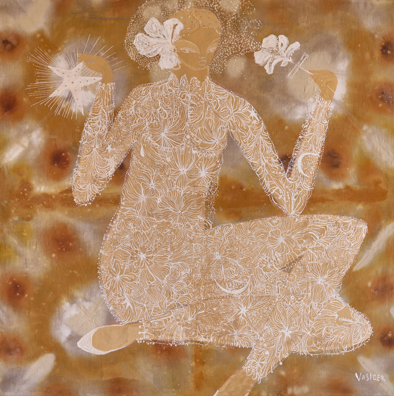 Jai Vasicek - The White Flower - Limited Edition Print