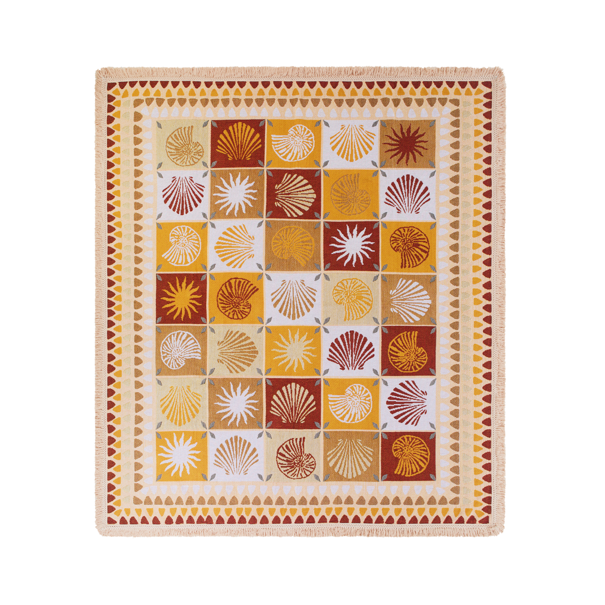 Wandering Folk - Seashell Throw - Sand