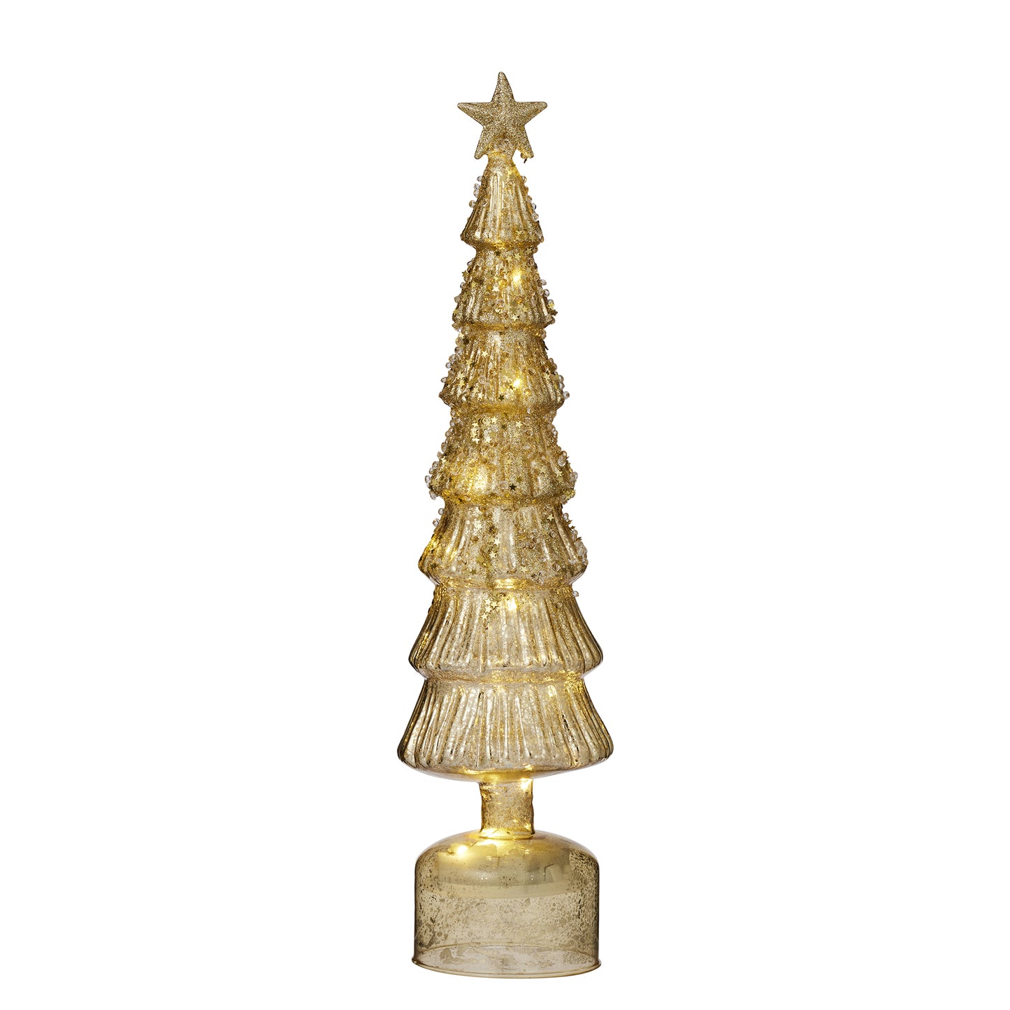 CTC - LED Glass Tree - Gold