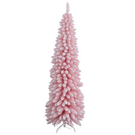 CTC - Snow Flocked Primrose - Slim Tree