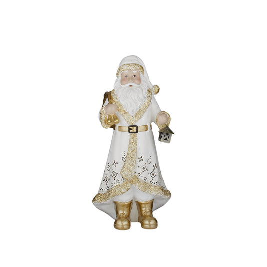 CTC - White Santa with Lantern