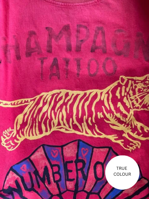 Sabbi - The Champagne Tattoo Tee - Red