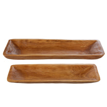 Load image into Gallery viewer, Amalfi - Wooden Tray Rectangle Collection - Walnut
