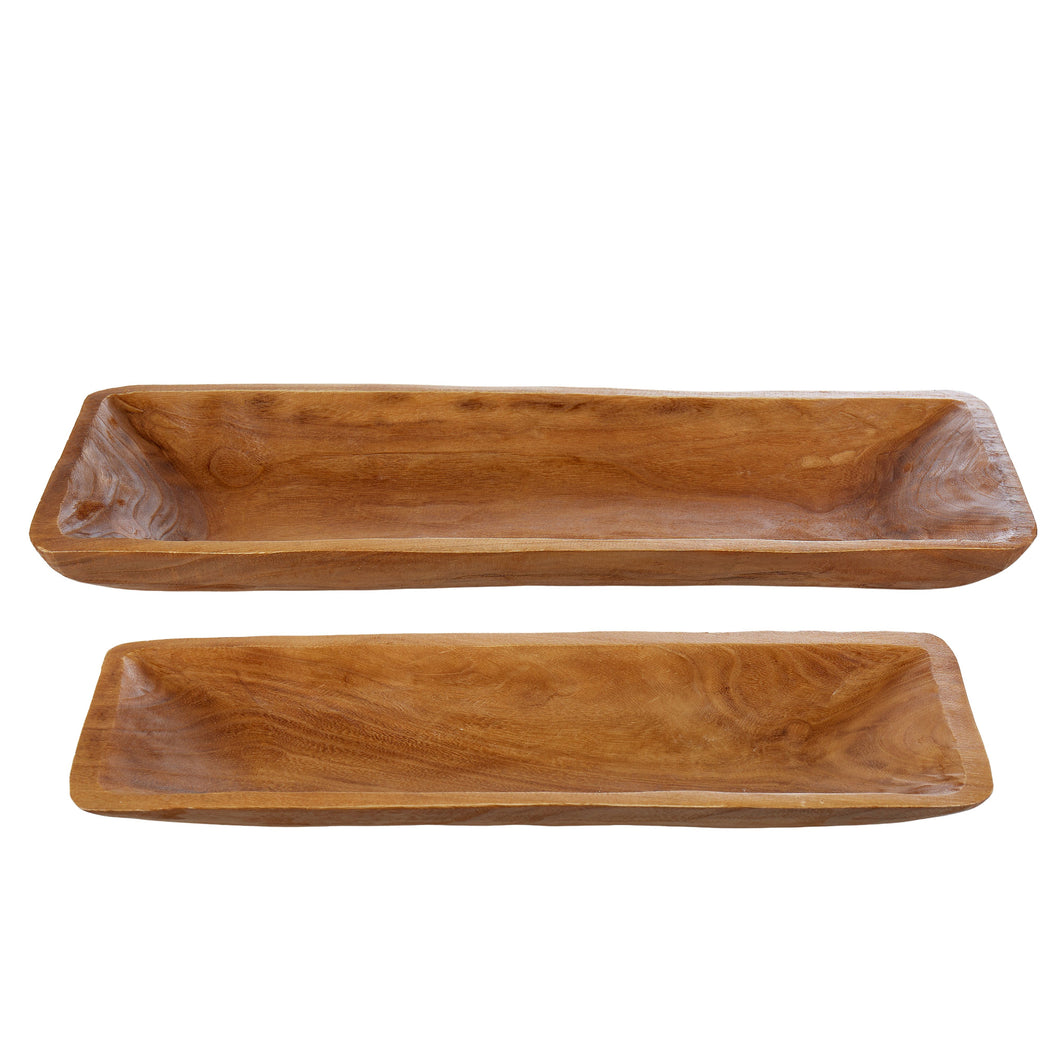 Amalfi - Wooden Tray Rectangle Collection - Walnut