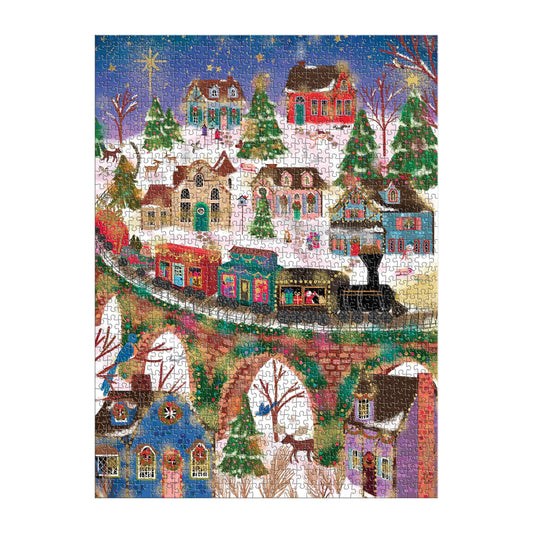 Galison - Joy Laforme - Twinkletown Express Foil Puzzle - 1000pc