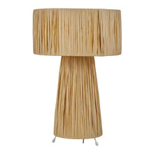 Load image into Gallery viewer, Raffia Look Table Lamp
