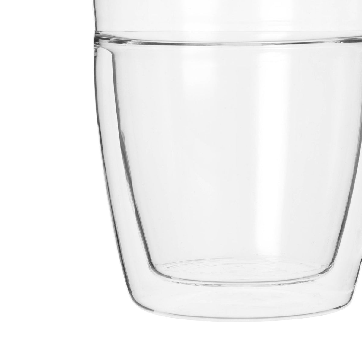 Leaf & Bean - Double Wall Glass Mug Set