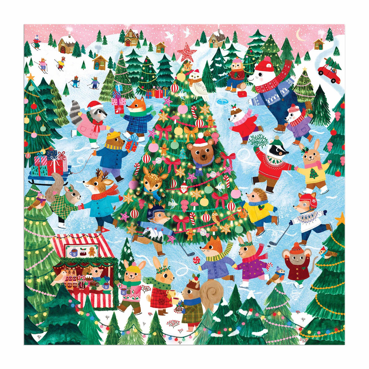 Mudpuppy - Winter Whirl Puzzle - 500pc