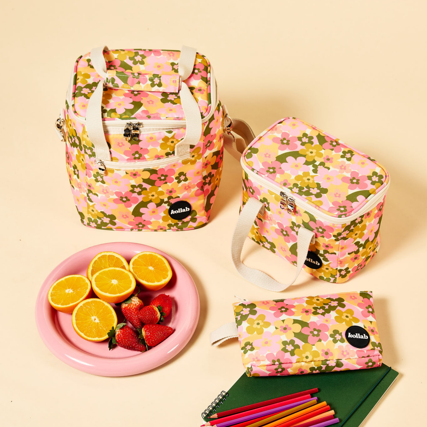 Kollab - Holiday Lunch Bag - Sunshine Petals