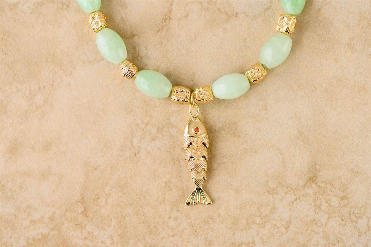 Indigo & Wolfe - Goia Necklace - Jade
