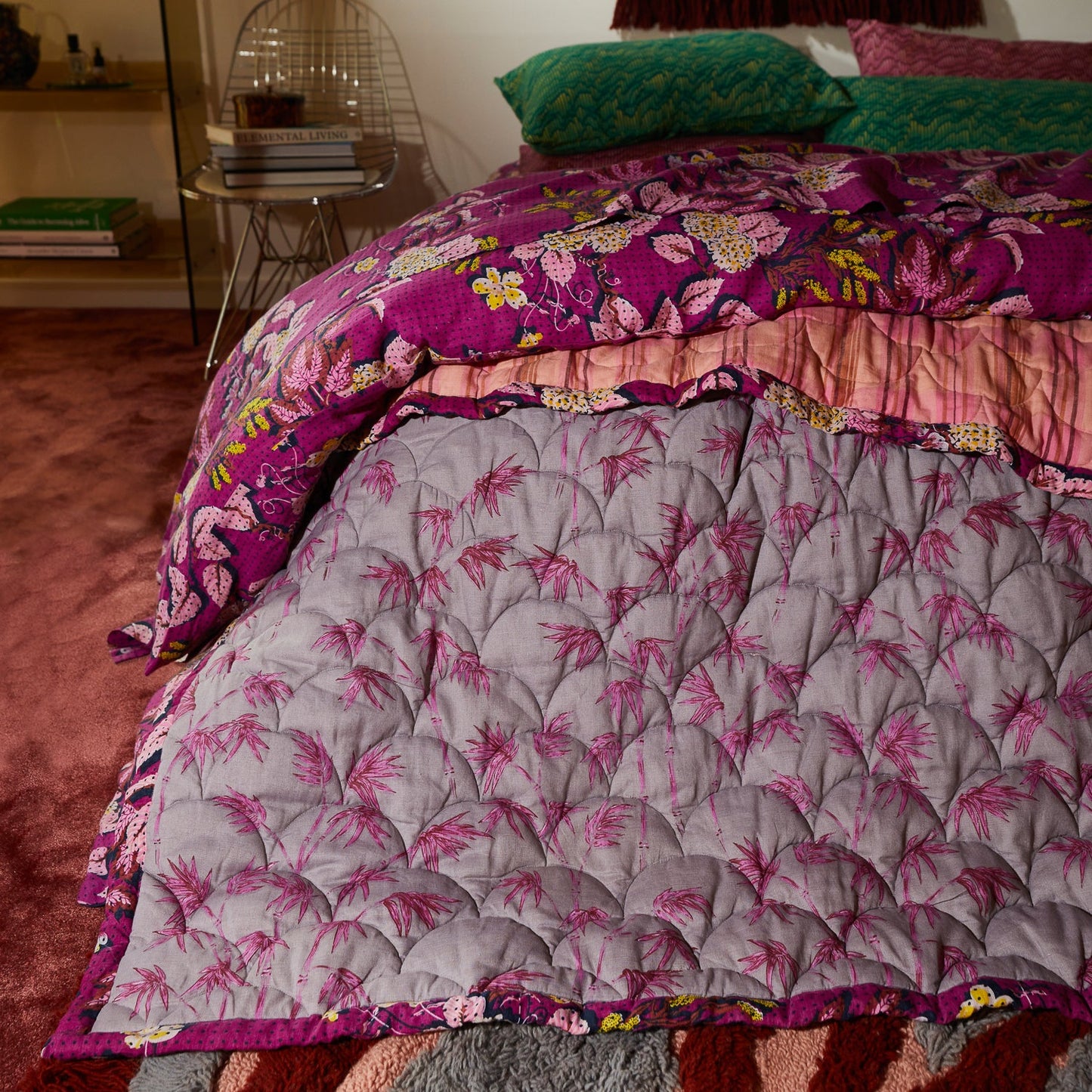 Sage X Clare - Nicolette Coverlet - Poudre