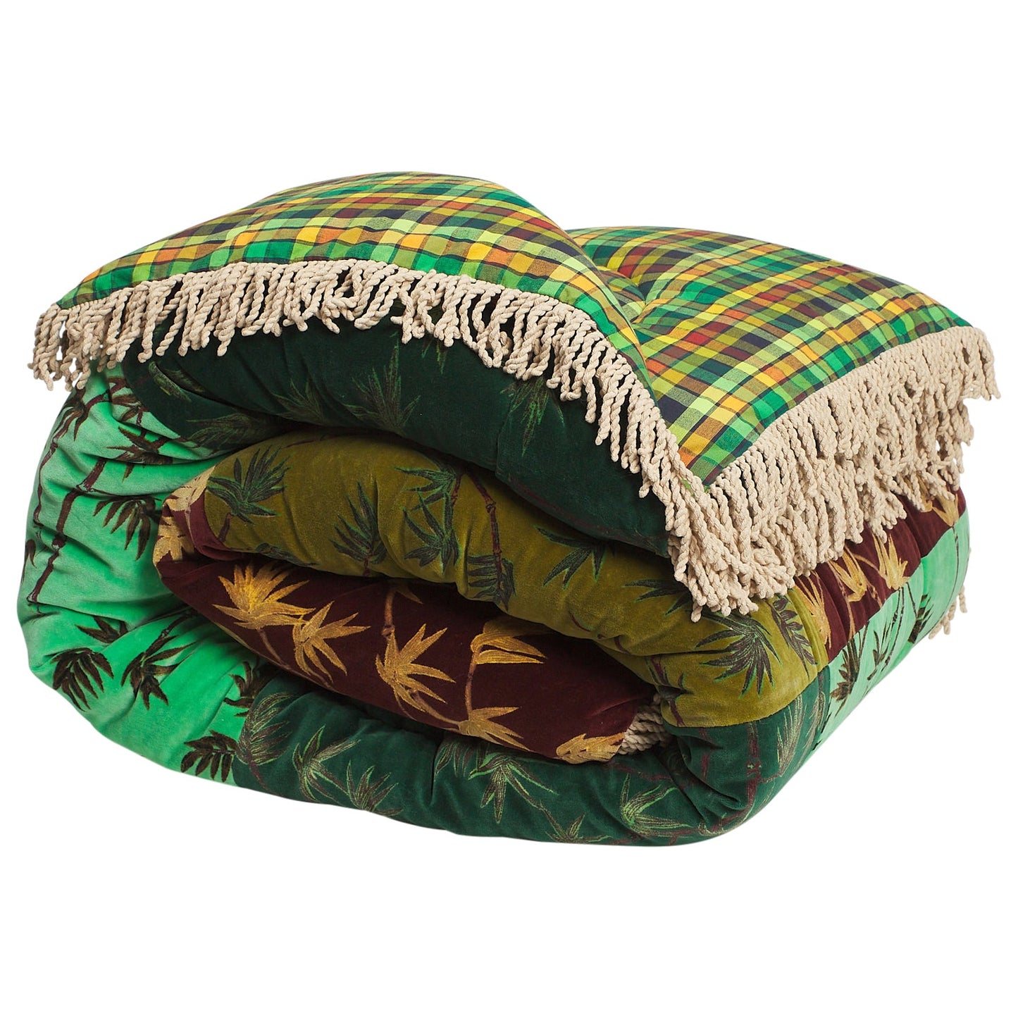 Sage X Clare - Aneta Patchwork Velvet Bedcover