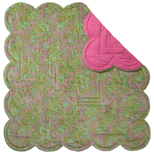 Sage X Clare - Valeria Scalloped Quilted Bedcover