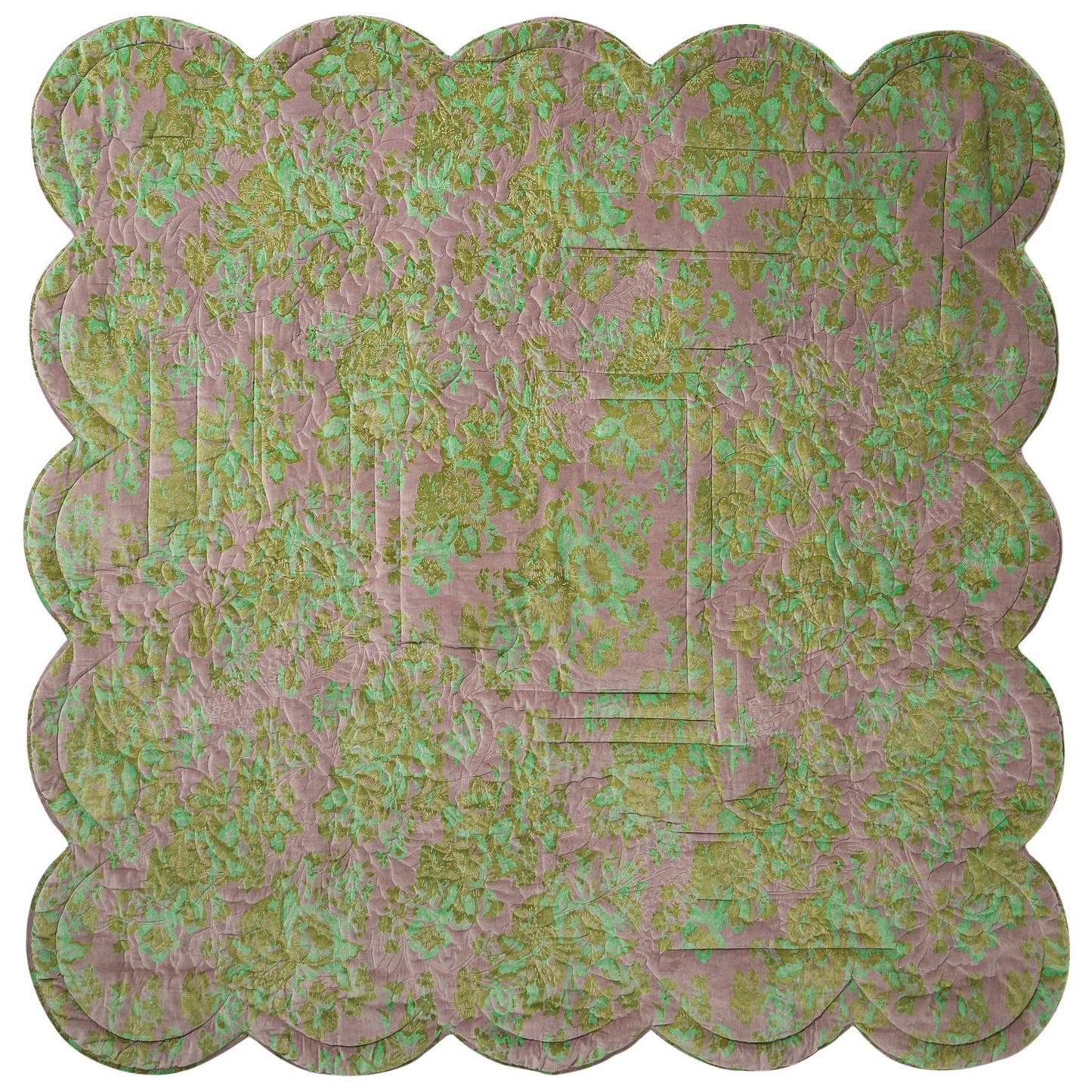 Sage X Clare - Valeria Scalloped Quilted Bedcover