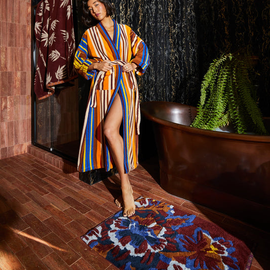 Sage X Clare - Eliza Bath Mat - Rosewood