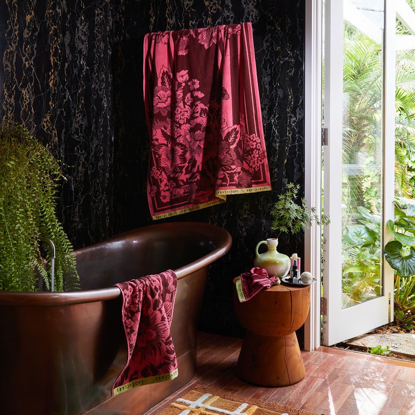 Sage X Clare - Eliza Bath Sheet - Primrose