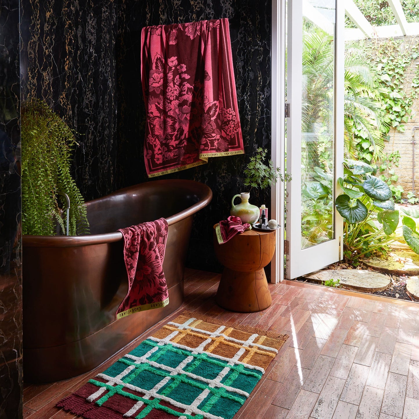 Sage X Clare - Eliza Bath Sheet - Primrose
