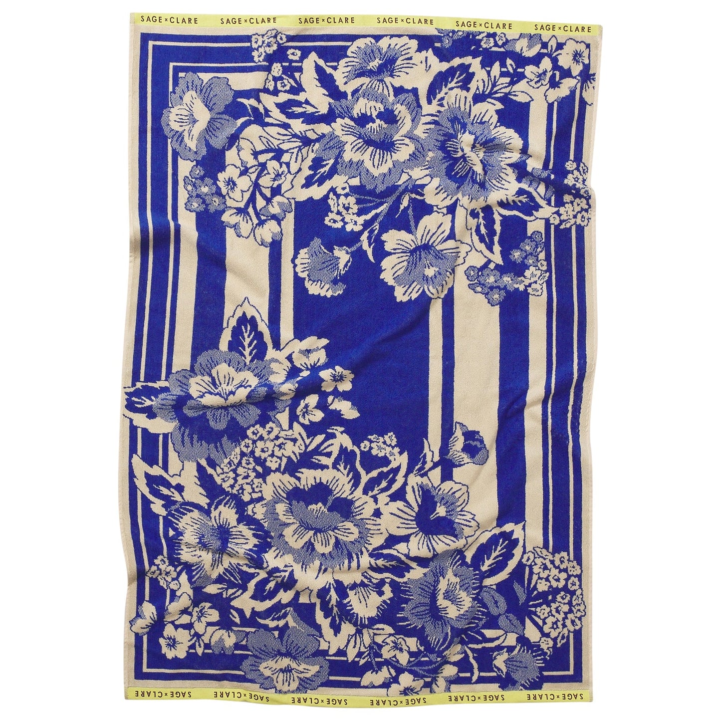 Sage X Clare - Eliza Bath Sheet - Ultramarine