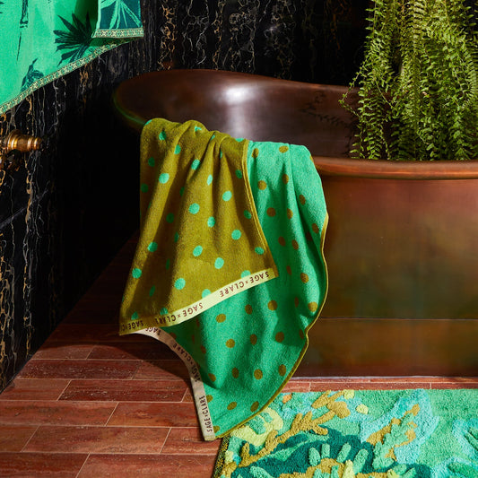 Sage X Clare - Paige Bath Sheet - Juniper