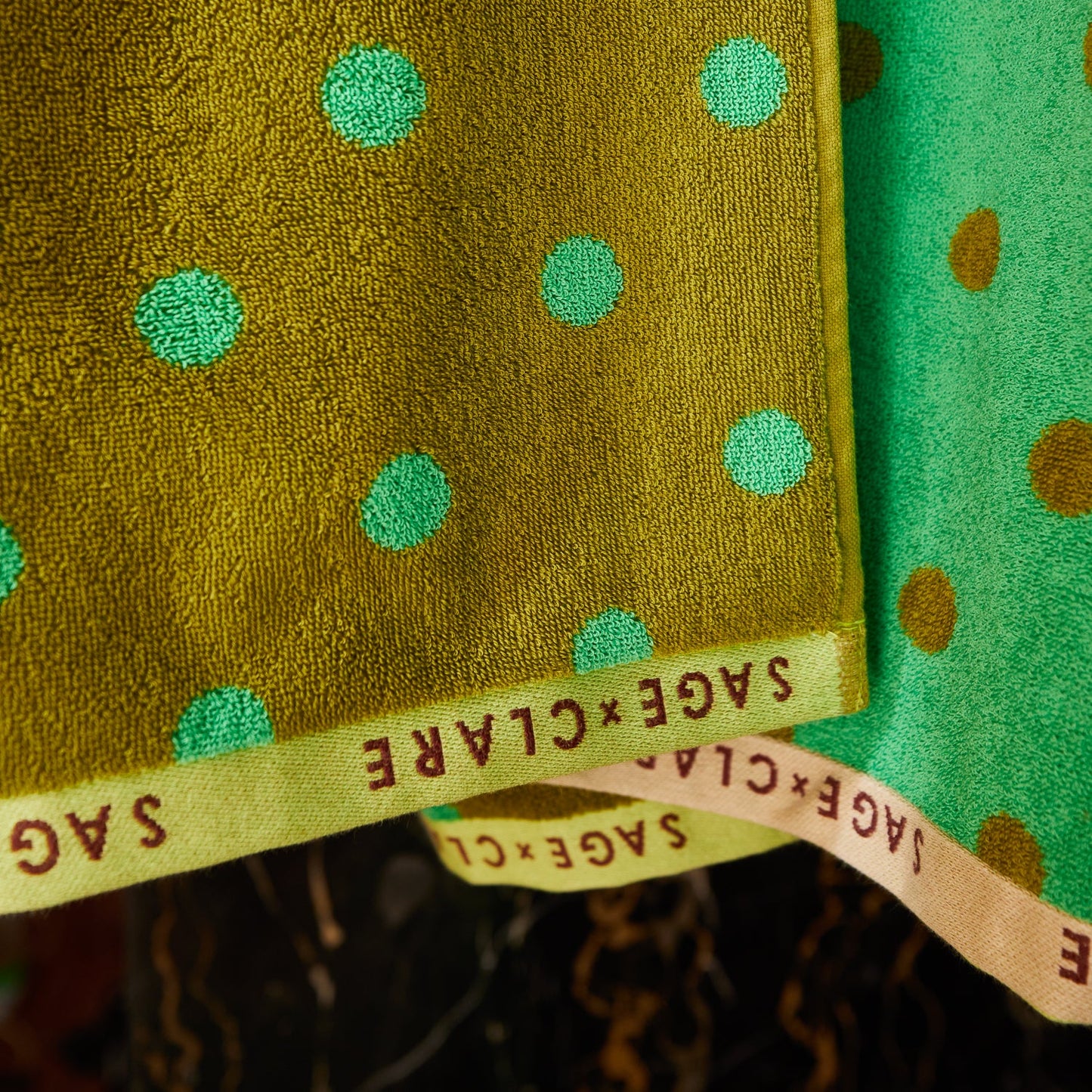 Sage X Clare - Paige Bath Sheet - Juniper