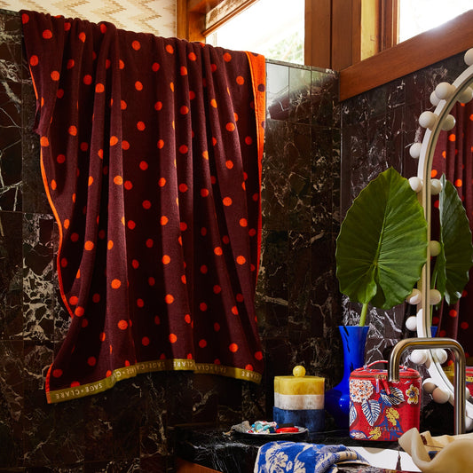 Sage X Clare - Paige Bath Sheet - Orangerie