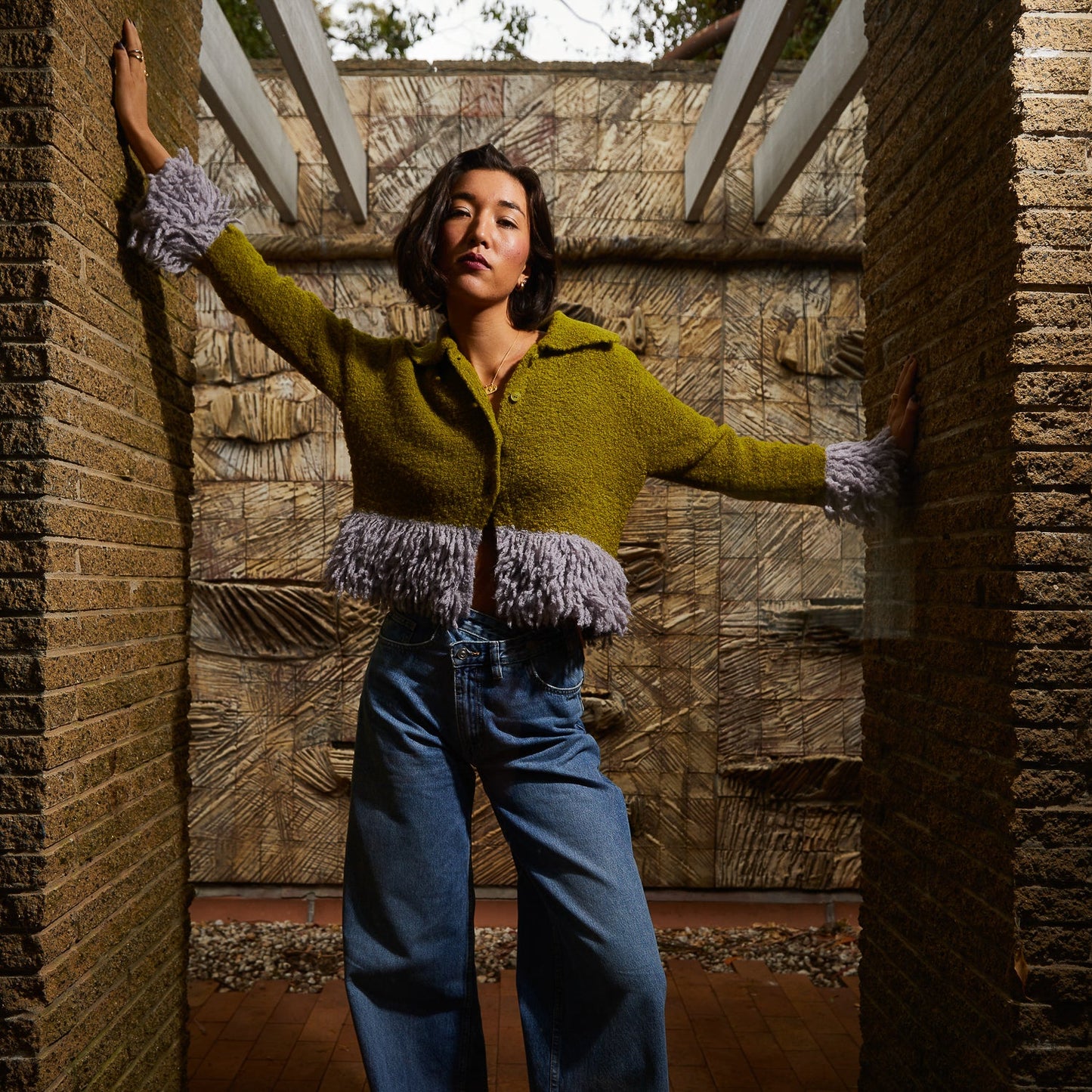 Sage X Clare - Thalia Cardigan - Juniper