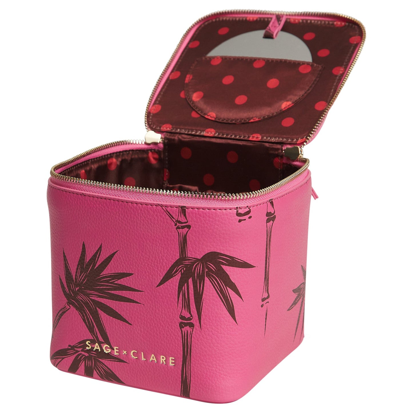 Sage X Clare - Aneta Small Vanity Case - Primrose