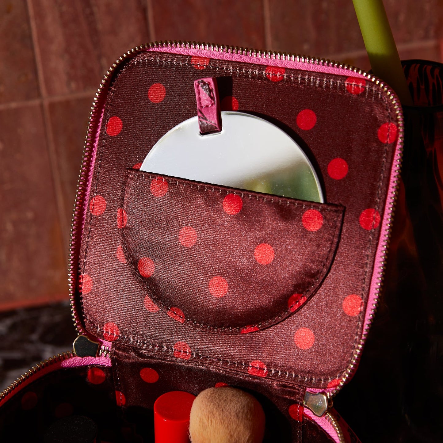Sage X Clare - Aneta Small Vanity Case - Primrose