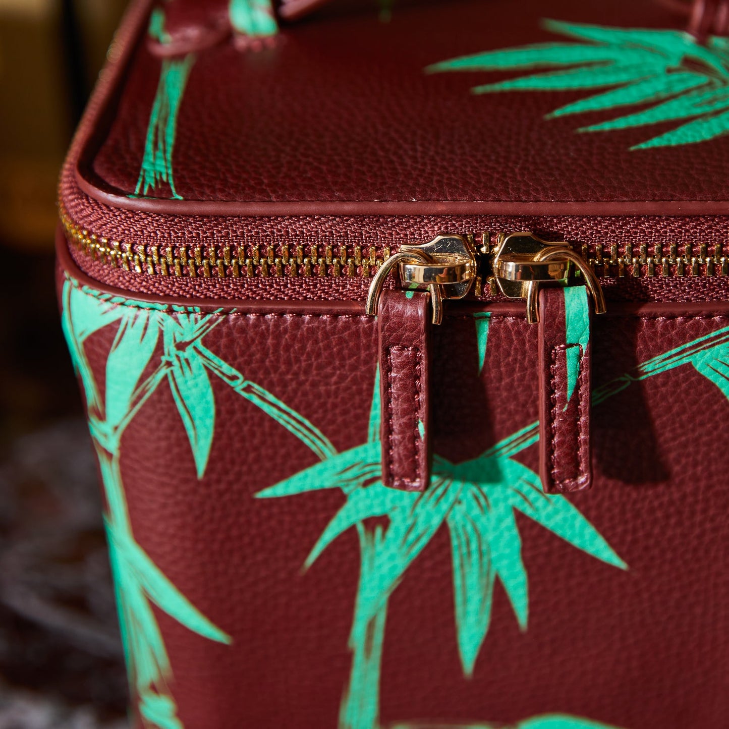 Sage X Clare - Aneta Small Vanity Case - Rosewood