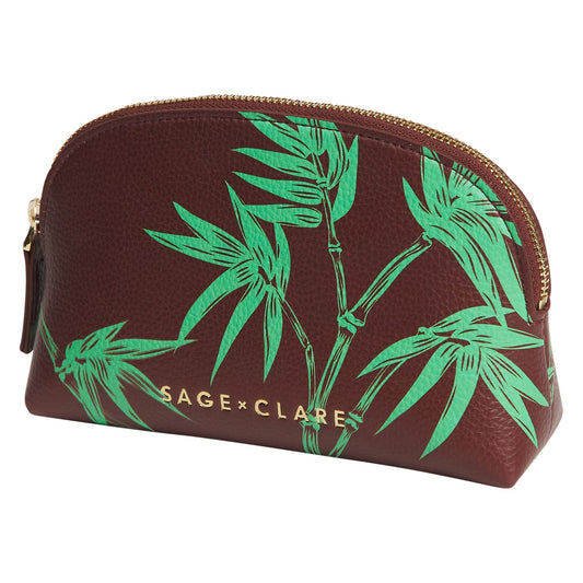 Sage X Clare - Aneta Cosmetic Pouch - Rosewood
